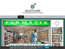 Tablet Screenshot of farmaciadeiland.com